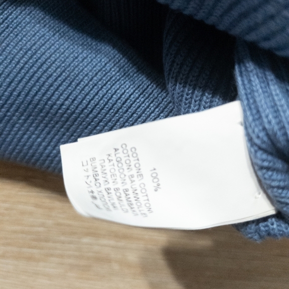 SALE! Brunello Cucinelli Light Blue English Ribbed Crewneck - Picture 4 of 11